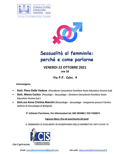 Sessualità al femminile: perché e come parlarne - Centro Italiano di Sessuologia