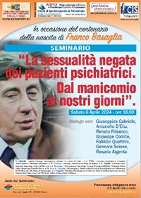 “La sessualità negata dei pazienti psichiatrici. Dal manicomio ai nostri giorni” – ROMA - Centro Italiano di Sessuologia