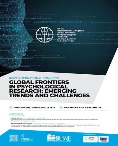 IUSVE International Congress – GLOBAL FRONTIERS IN PSYCHOLOGICAL RESEARCH: EMERGING TRENDS AND CHALLENGES - Centro Italiano di Sessuologia