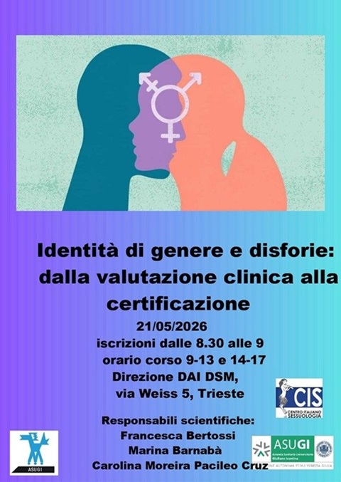 Identità di genere e disforie: dalla valutazione clinica alla certificazione - Centro Italiano di Sessuologia